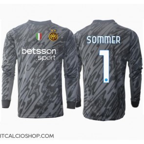 Inter Milan Yann Sommer #1 Portiere Terza Maglia 2024-25 Manica Lunga